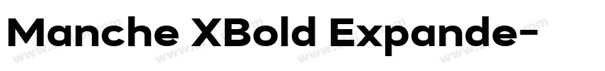 Manche XBold Expande字体转换